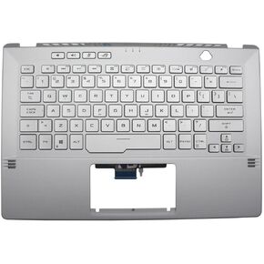 New Replacement Palmrest for Asus ROG Zephyrus GA401Q GA401 GA401I GA401U 14" Upper Case with Backlit Keyboard US 90NR03F2-R31US2