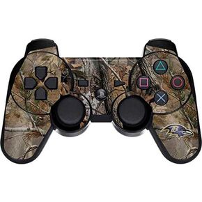 Skinit Decal Gaming Skin Compatible with PS3 Dual Shock Wireless Controller - Officially Licensed NFL Baltimore Ravens Realtree AP Camo Design