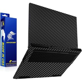 ArmorSuit MilitaryShield Black Carbon Fiber Skin Vinyl Wrap for Lenovo Legion 5 / 5i [15 inch] (2022) - Anti-Bubble Film