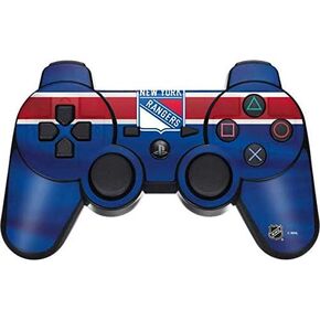 Skinit Decal Gaming Skin for PS3 Dual Shock Wireless Controller - Officially Licensed NHL New York Rangers Jersey Design