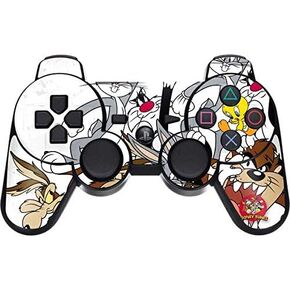 Skinit Decal Gaming Skin for PS3 Dual Shock Wireless Controller - Officially Licensed Warner Bros Looney Tunes All Together Design