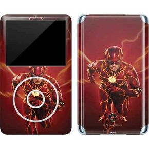Skinit Decal MP3 Player Skin Compatible with iPod Classic (6th Gen) 80GB - Officially Licensed Warner Bros The Flash Movie: The Fastest Man Alive Design