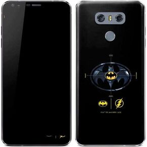 Skinit Decal Phone Skin Compatible with LG G6 - Officially Licensed Warner Bros The Flash Movie: Batman Multiverse Logos Design