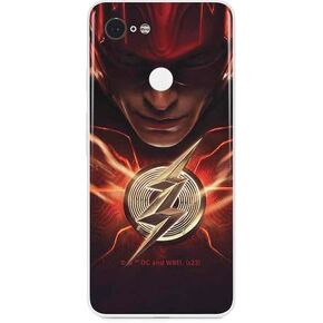 Skinit Decal Phone Skin Compatible with Google Pixel 3 - Officially Licensed Warner Bros The Flash Movie: The Flash Poster Design