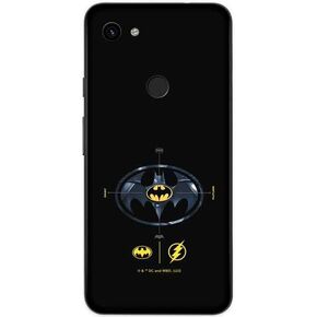 Skinit Decal Phone Skin Compatible with Google Pixel 3a XL - Officially Licensed Warner Bros The Flash Movie: Batman Multiverse Logos Design