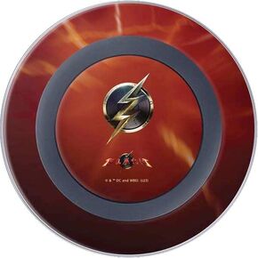 Skinit Decal Other Skin Compatible with Samsung Wireless Charger - Officially Licensed Warner Bros The Flash Movie: Logo Poster Design