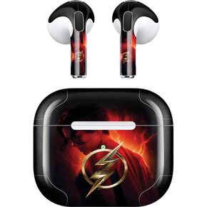 Skinit Decal Audio Skin Compatible with Apple AirPods (3rd Gen, 2021) - Officially Licensed Warner Bros The Flash Movie: Supergirl Poster Design