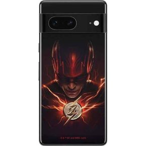 Skinit Phone Decal Skin Compatible with Google Pixel 7 - Officially Licensed Warner Bros The Flash Movie: The Flash Poster Design