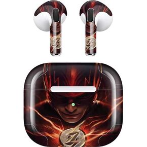 Skinit Decal Audio Skin Compatible with Apple AirPods (3rd Gen, 2021) - Officially Licensed Warner Bros The Flash Movie: The Flash Poster Design