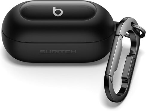SURITCH Cases for Beats Solo Buds 2024 Case Cover, Magnetic Protective Covers for Beats Solo Buds Wireless Earbuds, Rugged Bumper Case with Magnetic Lok & Carabiner & Keyring & Cleaning Kit, Purple in Saudi Arabia