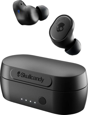 Skullcandy Sesh Evo True Wireless Earbuds - Bluetooth in-Ear Headphones with Charging Plug (True Black) (SKEV0-SHCCI) in Kuwait