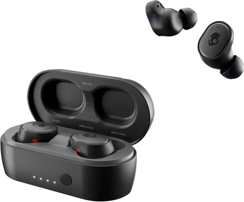 Skullcandy Sesh Evo True Wireless Earbuds - Bluetooth in-Ear Headphones with Charging Plug (True Black) (SKEV0-SHCCI) in Kuwait