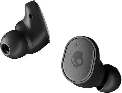 Skullcandy Sesh Evo True Wireless Earbuds - Bluetooth in-Ear Headphones with Charging Plug (True Black) (SKEV0-SHCCI) in Kuwait