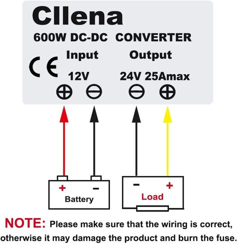 Cllena مقاومة للماء DC/DC 24V 36V إلى 48V Boost Converter 20a 960W UP UP الجهد منظم وحدة محول الجهد الكهربائي للسيارة (المدخلات 20V-42V) in Kuwait