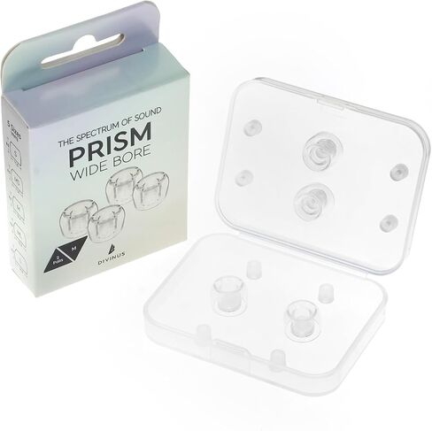 Hifigo Divinus prism wide bore lsp lsp for faships 4-6mm ، نصائح earbud قابلة للاستبدال مع جودة صوت محسّنة وراحة (زوجان (L)) in Kuwait
