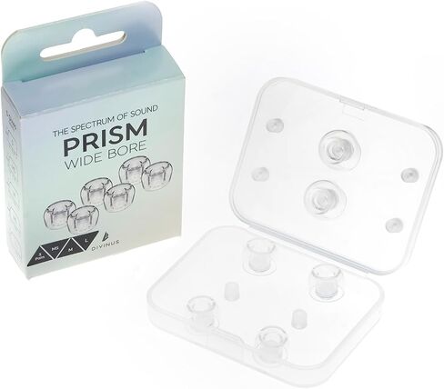 Hifigo Divinus prism wide bore lsp lsp for faships 4-6mm ، نصائح earbud قابلة للاستبدال مع جودة صوت محسّنة وراحة (زوجان (L)) in Kuwait