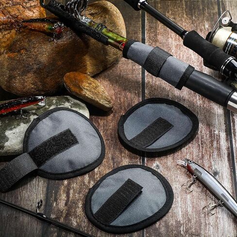 Tioncy 6 Pack Fishing Lure Covers 4 Inch Fishing Hook Bait Gloves Lure Shield Wrap Cover Easily See Bait Storage Protector Guard to Keep Fishermen Safe for Rod in Saudi Arabia