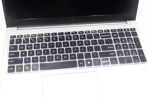 لوحة مفاتيح السيليكون تغطية الجلد متوافقة مع HP Omnibook 7 LAPTOP 16 16-AY 16-AZ SERIES 16-ADY0087NR 16-AZ0097NR ، HP OMNIBOOK 7 17.3 "AI PC 17-DC Series 17-DC0000NR (مع Keypad رقمي) (أسود) in Saudi Arabia