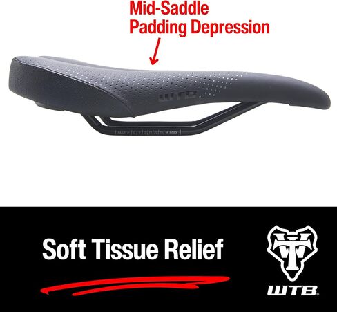 WTB Koda سرج أسود فولاذي عريض in Saudi Arabia