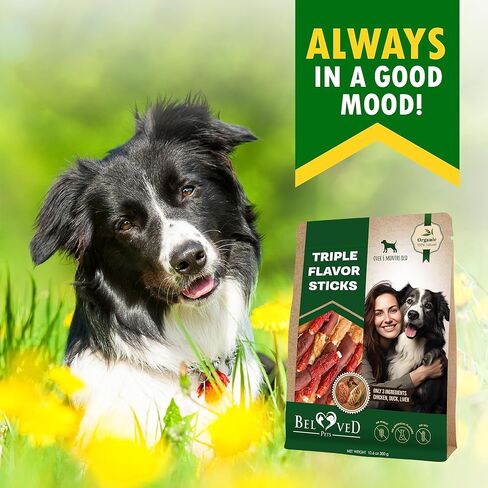 Kabobs Dog Rawhide Treats with Duck & Chicken Human Grade Meat - All Natural & Organic Dried Snacks - Grain Free Long Lasting Chews for Large & Small Dogs - Best Sticks for Training & Healthy Teeth in Saudi Arabia