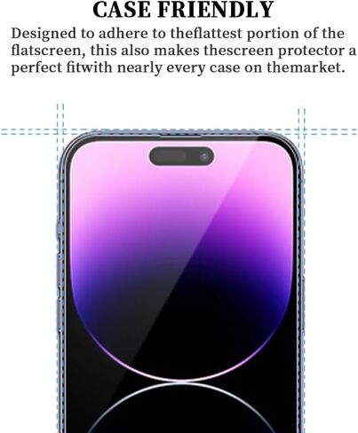 3 Pack Screen Protector for iPhone 16e / iPhone 14 / iPhone 13 / iPhone 13 Pro 6.1 Inch, Tempered Glass Bubble-Free, Easy Install, Case-Friendly, Clear HD Film with Installation Tool (iPhone 16e/14/13/13 Pro 6.1 Inch) in Saudi Arabia