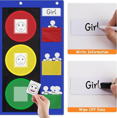 Behavior Clip Chart for Classroom Management - Track and Reward Good Behavior for School, Office,Preschool, Child Care or Homeschool in Saudi Arabia