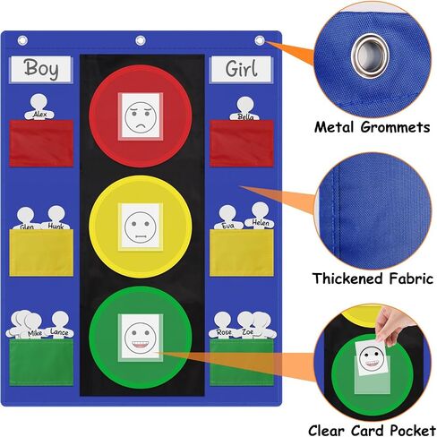 Behavior Clip Chart for Classroom Management - Track and Reward Good Behavior for School, Office,Preschool, Child Care or Homeschool in Saudi Arabia
