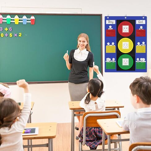 Behavior Clip Chart for Classroom Management - Track and Reward Good Behavior for School, Office,Preschool, Child Care or Homeschool in Saudi Arabia