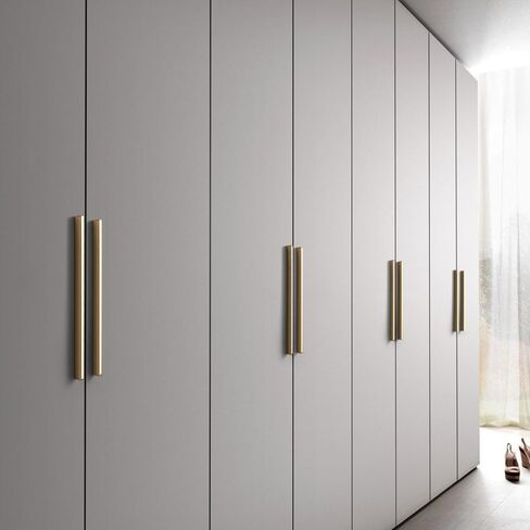 Goo-Ki 6 Pack 12 5/8 Inch Champagne Bronze Knurled Cabinet Pulls - Luxurious Bar Handles - Textured Grip for Drawer, Dressers, Furniture Hardware in Kuwait