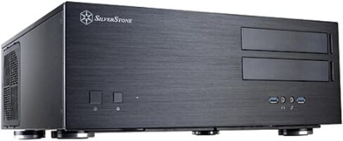 SilverStone Technology Home Theater Computer Case with Aluminum Front Panel for E-ATX/ATX/Micro-ATX Motherboards GD08B in Saudi Arabia