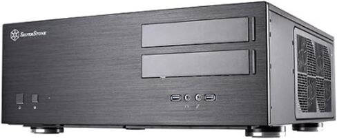 SilverStone Technology Home Theater Computer Case with Aluminum Front Panel for E-ATX/ATX/Micro-ATX Motherboards GD08B in Saudi Arabia