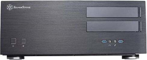 SilverStone Technology Home Theater Computer Case with Aluminum Front Panel for E-ATX/ATX/Micro-ATX Motherboards GD08B in Saudi Arabia