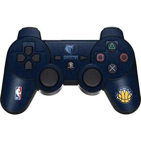 Skinit Decal Gaming Skin for PS3 Dual Shock Wireless Controller - Officially Licensed NBA Memphis Grizzlies Distressed Design