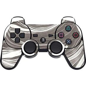 Skinit Decal Gaming Skin for PS3 Dual Shock Wireless Controller - Originally Designed Grey Marble Design