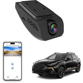 Front 4K & Rear 1080P Dash Cam Custom fit for Subaru Crosstrek 2024 2025 (Model B),Base Limited Premium Sport Wilderness etc, Integrated OEM Look, UHD 2160P Video, App & WiFi, 128GB Card