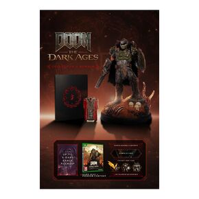 DOOM The Dark Ages Collector's Bundle, Xbox Game with Limited Edition Statue, Premium Content and Campaign DLC