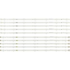 LED Backlight Strips (10) UN55J6200AF UN55J6201AF UN55J620DAF ETC. New