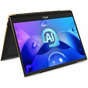 MSI Summit E13 AI Evo 13.3" Full HD Touchscreen Convertible 2 in 1 Notebook Computer, Intel Core Ultra 7 155H, 32GB, 1TB SSD, Windows 11 Pro, Ink Black