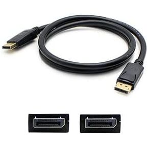 Add-onputer Peripherals L Displayport Male to Male Black Cable 6 ft.
