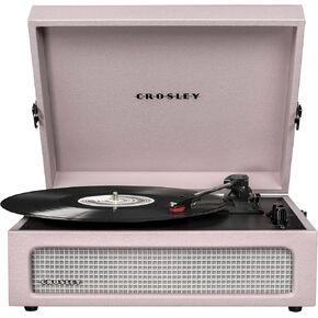 Crosley CR8017B-CO Voyager Vintage Portable Vinyl Record Player Turntable with Bluetooth in/Out and Built-in Speakers, Cocoa