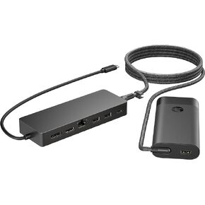 HP Universal USB-C HUB ومصدر طاقة الكمبيوتر المحمول