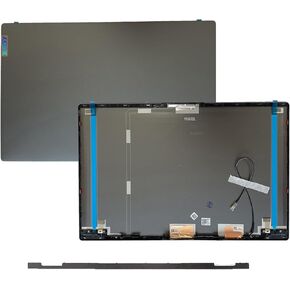 5CB0X56073 AM1K7000310 Replacement Laptop LCD Back Cover Top Case Rear Lid with Antenna and Hinges Cover for Lenovo ideapad 5-15IIL05 81YK 5-15ARE05 81YQ 5-15ITL05 82FG 5-15ALC05 82LN Gray