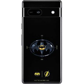 Skinit Decal Phone Skin Compatible with Google Pixel 7a - Officially Licensed Warner Bros The Flash Movie: Batman Multiverse Logos Design
