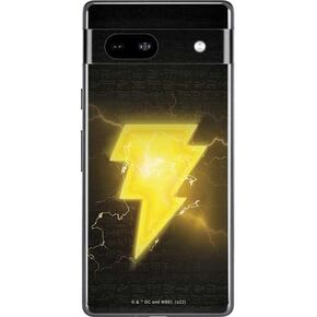 Skinit Decal Phone Skin Compatible with Google Pixel 7a - Officially Licensed Warner Bros Black Adam Lightning Bolt Design