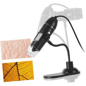 Happyyami 1pc USB مكبرات USB الرقمية مع مجهر محمول مرن LED مرنة للبالغين للبالغين للعملات المعدنية المجوهرات والتفتيش الصناعي المكب