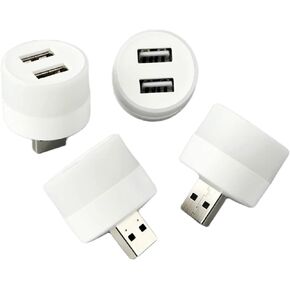 مصباح الجدول الأسود الصغير مصباح قابس USB صغير الليل ضوء الكمبيوتر قوة الهاتف المحمول شحن مصابيح الكتب المصغرة LED