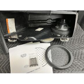 SPL Bagger Audio Harley Saddlebag 8" Rear Inside Speaker Adapter Mounting Rings & Install Kit 1994-2013