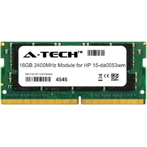 A-Tech 16GB Module for HP 15-da0053wm Laptop & Notebook Compatible DDR4 2400Mhz Memory Ram (ATMS381674A25831X1)