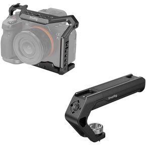SMALLRIG Camera Cage Only for Sony Alpha 7S III / A7S III / A7SIII / A7S3 and Lightweight Top Handle with 3/8"-16 Locating Pins for ARRI