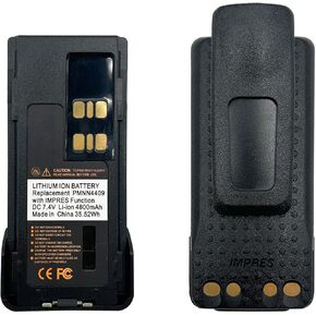 PMNN4409 4800mAh Impress Li-ion Battery for APX4000/XPR7550/APX3000 Radios | High-Capacity Replacement for XPR3500e/DGP8550/DP4800e
